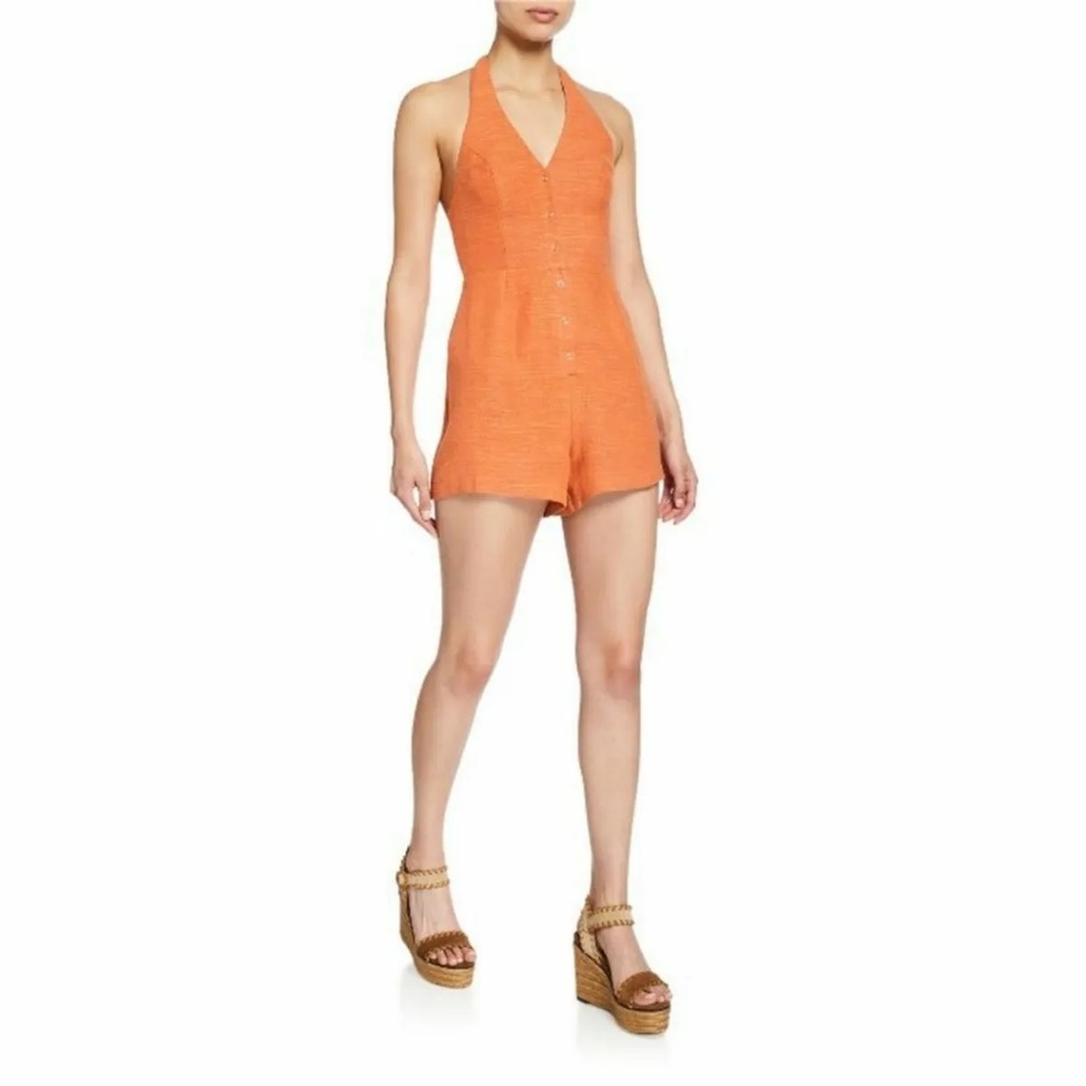 ASTR the Label Orange Romper